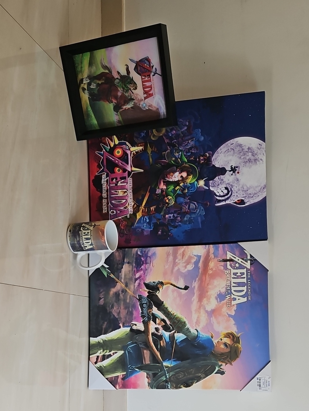 Zelda Breath Of The Wild Link Adventure Prints in Blue
